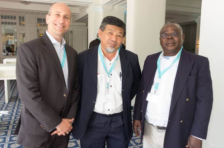 Brian Hadden, Senior Director, Kraft Foods; Choon Hui Lee, President of Malaysian Cocoa Board; Anthony Fofie, CEO Ghana Cocoa Board