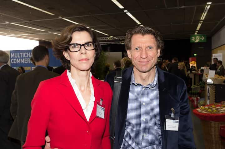 Daniella Trevny, Modissa AG; Meinrad Fleischmann, Pfister Arco Holding AG