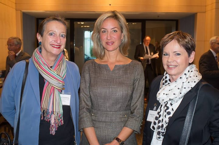 Brida von Castelberg, Co-Chefärztin, Frauenklinik Triemli; Carolina Müller-Möhl, VR-Präsidentin Müller-Möhl Group; Helene Niedhart, President & CEO, Cat Aviation AG