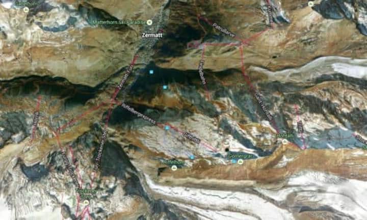 Zum zehnten Geburtstag haben die Macher von Google Earth ihre schönsten Satellitenbilder in einer Galerie zusammengefasst. Hier gibt es eine Auswahl der interessantesten. Zu Beginn steht die Schweiz: Der Blick auf Zermatt ist im neuen Feature «Voyager» enthalten, mit denen Nutzer virtuell zu sehenswerten Punkten auf der Erde reisen können.