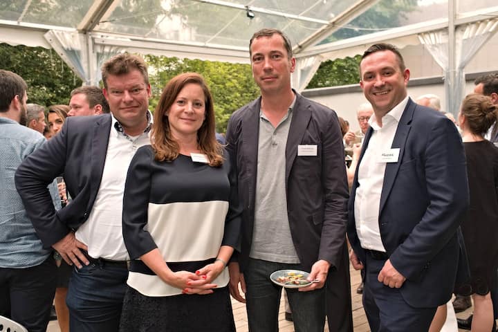 Marc Kowalsky, BILANZ; Sonja Kingsley-Curry, UBS Switzerland AG; Thomas Wildberger, Publicis Communications; Luca Schena, ADMEIRA