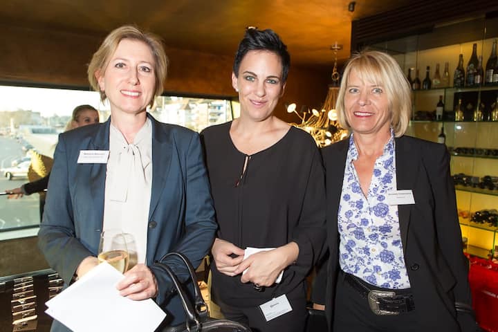 Madeleine Weinmann, Bank Julius Bär & Co. AG; Nadine  Borter, Contexta AG Werbeagentur; Bernadette  Grossenbacher, Electrolux AG