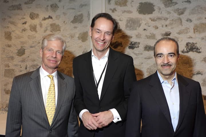 Hans C. Bodmer, President/CEO, Bodmer Financial Planning AG; Patrick Warnking, Country Director, Google Switzerland GmbH; Francisco Fernandez, CEO, Avaloq Evolution AG