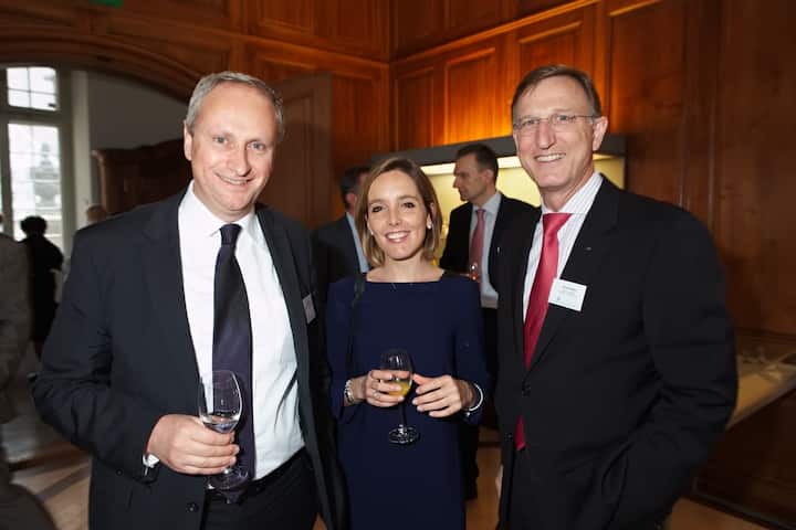 Hans-Peter Hess, Senior Advisor, Roland Berger Strategy Consultants; Apolline Addor, Sales Manager, Beau-Rivage Palace Lausanne; Hans Knöpfel, Managing Partner, Hans Knöpfel AG "Business in Excellence"