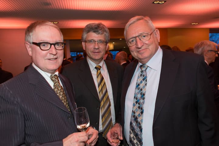 Fritz Gutbrodt, Swiss Re, Beat Ritschard, Standortförderung Zimmerberg-Sihltal; Ernst Buschor