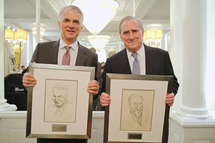 Die Business Legends 2025: Sergio Ermotti und Walter Frey.