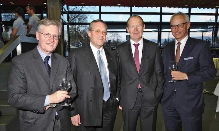 Bruno Chiomento, CEO, EY AG Schweiz;
Ulrich Looser, Partner, BLR & Partners;
Valentin Vogt, Präsident, Arbeitgeberverband;
Heinz Waser, MBA Insead