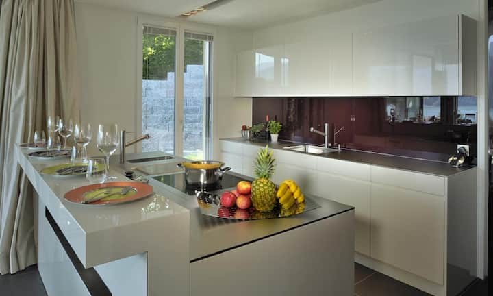 … Profiküche verbunden.