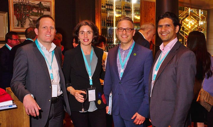 Michael Schlup, Partnerships Coordinator, Barry Callebaut;
Gael Lescornec, EU Liaison, World Cocoa Foundation;
Tim McCoy, President, World Cocoa Foundation;
Fabio Segura, Head of International Programs, Jacobs Foundation