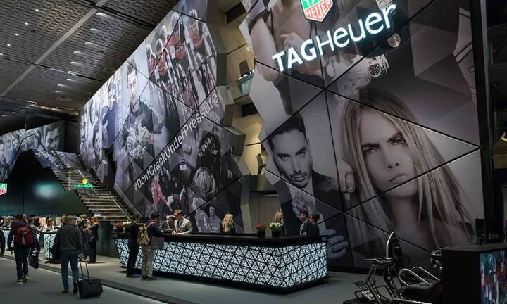 Der Stand von TAG Heuer.
