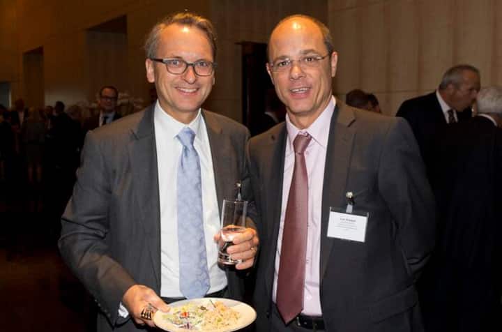 Thomas D. Meyer, Country Managing Director Accenture AG; Luc Estapé, Geschäftsführer Schweizer Kurse für Unternehmensführung SKU