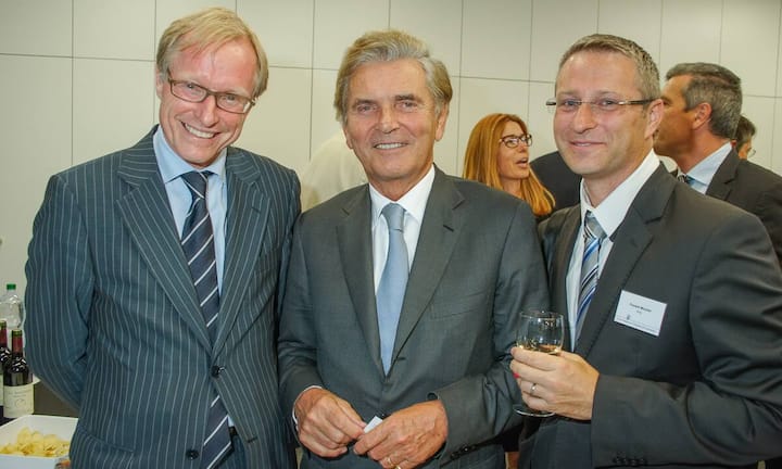 Daniel Haener, Regional Coordinator Eastern Europe and Central Asia, EDA; Ivan Pictet, President, Fondation pour Genève; Florent Mourier, Director, Kroll Advisory Solutions