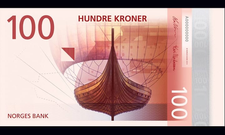 Internationale Medien feierten die neuen Kronen-Scheine schon als «coolste Währung der Welt». Bilder: Bank of Norges