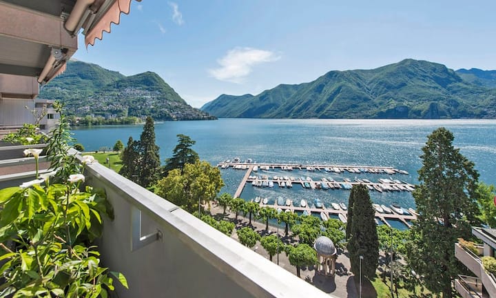 Wer braucht schon Ferien am Meer? Der Luganersee kann bestens mithalten.