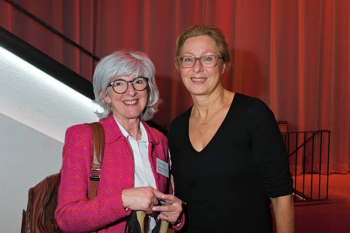 Dominique Bausback, Swisscom;Jeannine Pilloud, SBB & VR Salt