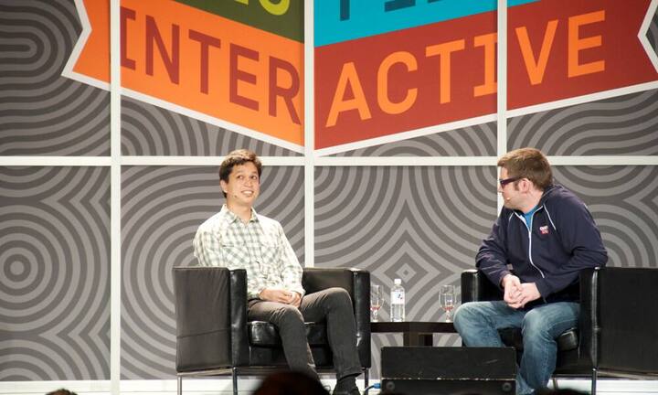 Beim sozialen Netzwerk Pinterest können Nutzer Bilderkollektionen mit Beschreibungen an virtuelle Pinnwände heften. Eine Idee, die bei Investoren offenbar ankommt: Der Bildertauschdienst ist derzeit etwa 11 Milliarden Dollar wert. Mitgründer und CEO ist Ben Silbermann (l.).Mike Deerkoski/Flickr/CC