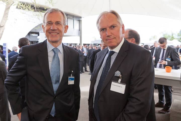 Peter Gottwald, Deutscher Botschafter in der Schweiz; Thomas G. Borer, Dr. Borer Consulting