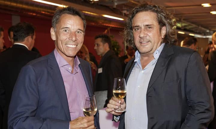 v.l.n.r. Hans Peter Grossenbacher, Frank Ebinger ; Casa del Vino