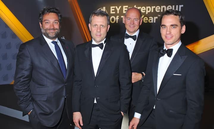 Die Sponsoren:
Lorenzo Stoll, Swiss;
André Helfenstein, CS;
Morten Hannesbo, AMAG;
Edouard Meylan, H. Moser & Cie.