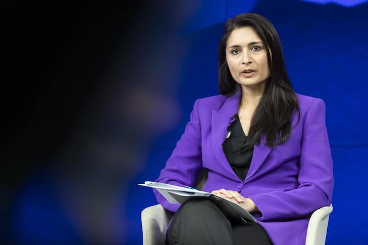 ... Saadia Zahidi und ...