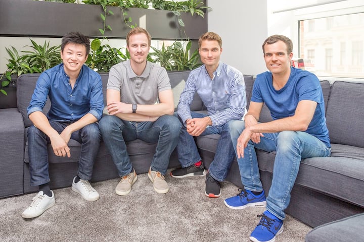 Tao Tao, Martin Sieber, Johannes Reck, Tobias Rein (v.l.)