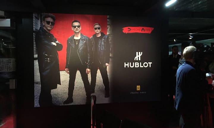 Bei Hublot ist man mächtig stolz auf die Zusammenarbeit mit Depeche Mode.