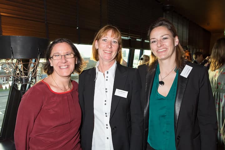 Cosima Giannachi, MindShare AG; Claudia Mühlebach, Mediaschneider; Sandra Ulrich, VISECA Card Services AG