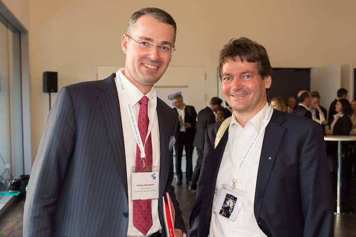 Stefano Alborghetti, General Manager, Courtyard by Marriott Zurich Nord; Frank Bumann, CEO, St. Gallen-Bodensee Tourismus