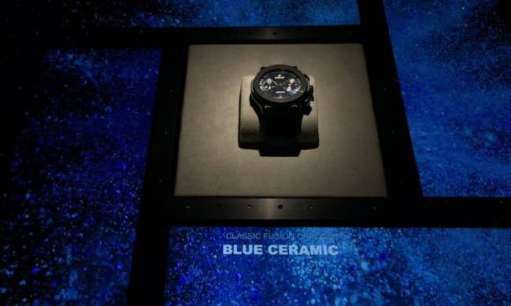 Die neue Hublot Ceramic ist ebenfalls ausgestellt.