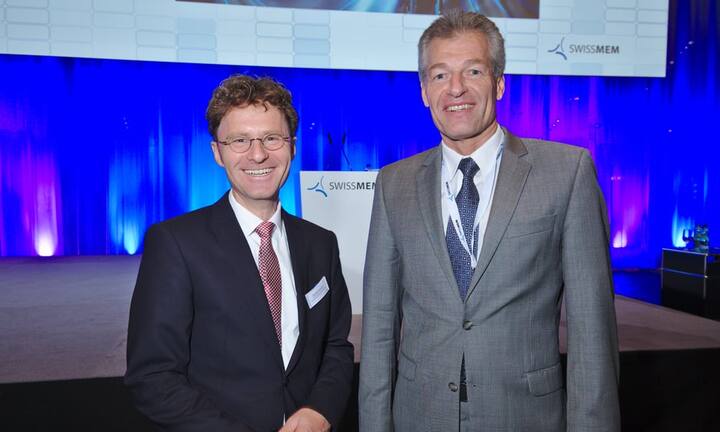 Daniel Lampart, Chefökonom, Schweizerischer Gewerkschaftsbund;
Heinz Karrer, Präsident, economiesuisse