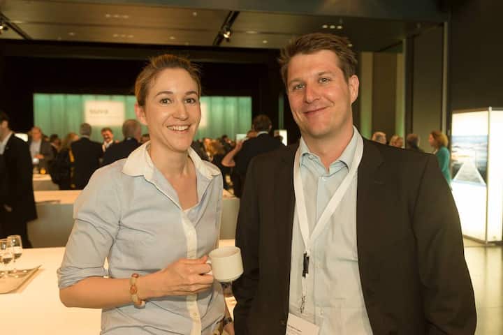 Sonja Roos, Leiterin Strategische Projekte, mobility car sharing; Alain Barmettler, mobility