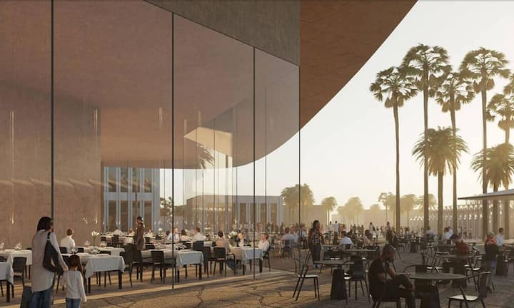 Peter Zumthor arbeitet schon lange am Neubau des Kunstmuseums in Los Angeles. Im November 2017 hat er neue Bilder des geplanten Gebäudes veröffentlicht.
Bild: Atelier Peter Zumthor & Partner/The Boundary