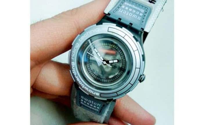 1995: Swatch Access mit integriertem Skipass.