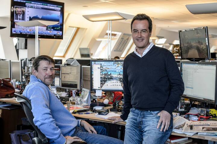 Mercuria-Gründer Daniel Jaeggi und Marco Dunand (ganz r.).