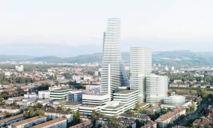 Roche präsentierte heute Pläne für die Arealentwicklung am Standort Basel. In den nächsten zehn Jahren sollen 3 Milliarden Franken in den Bau des neuen Forschungs- und Entwicklungszentrums investiert werden.