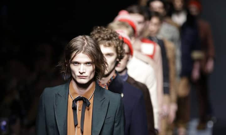 Der Gucci-Mann trägt 2015 keinen Schlips, sondern Schleife.