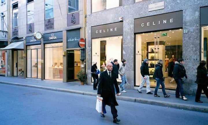 Rang 6 (VJ 5): Via Monte Napoleone (Mailand)
12'000 Euro pro Quadratmeter und Jahr.
Bild: slayer/CC/flickr