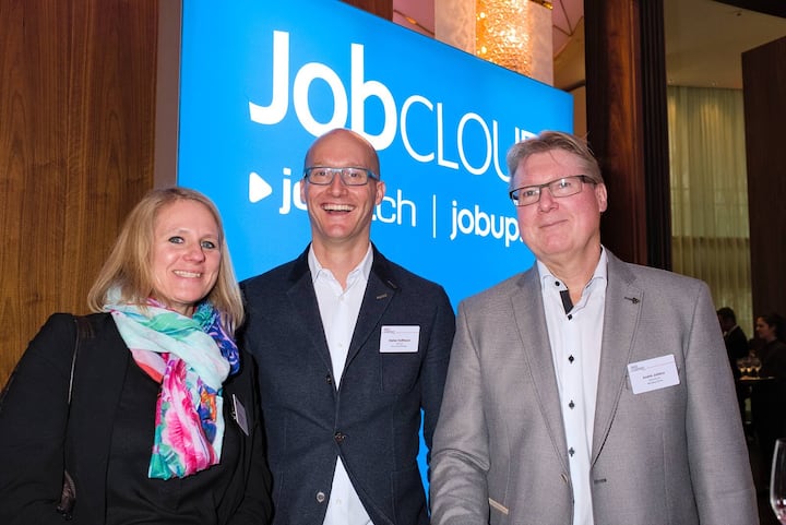 Astrid Kaiser, Buuergenstock Hotels AG; Stefan Hoffmann, JobCloud; Andree Jolidon, alma tres AG