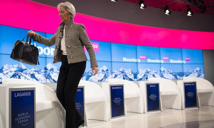 Den Weg nach Davos hat die IWF-Direktorin Christine Lagarde ebenso gefunden wie...