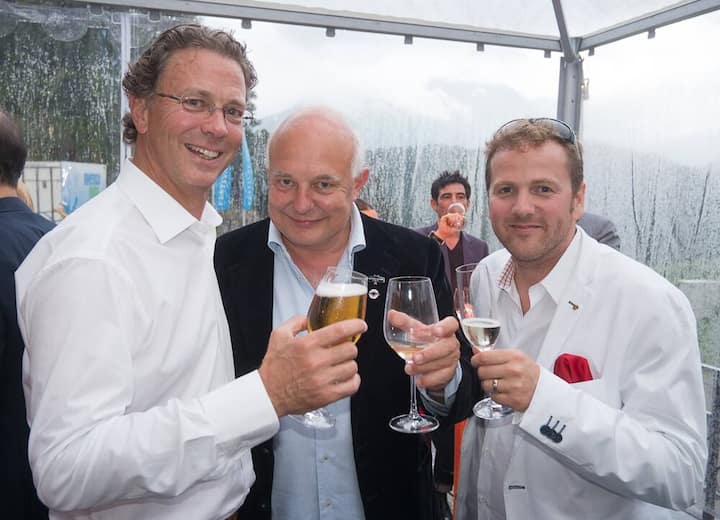 Markus Hauser, Hotel Hauser; Rolf Sachs, Dracula Club; Christian Jott Jenny, Festival da Jazz St. Moritz