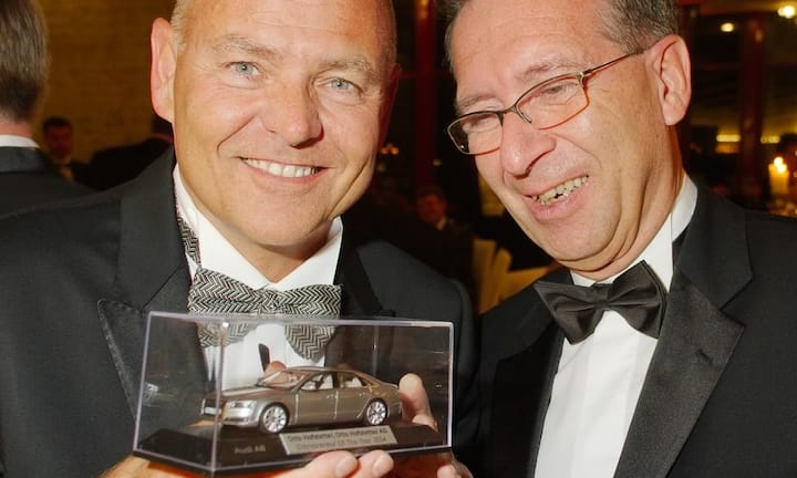 Toys for boys: Morten Hannesbo, AMAG; Helmut Maukner, EY Wien