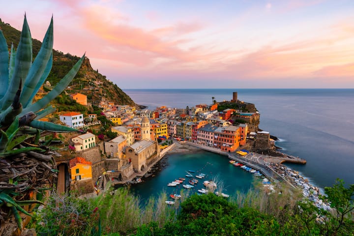 Sonnenuntergang in Vernazza.