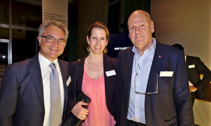 Domenico Gaito, Volvo Car Switzerland AG;
Barbara Jordan, Zürich Versicherungs-Gesellschaft AG;
Roland Betschart, Zürich Versicherungs-Gesellschaft AG  Bilder: Markus Senn