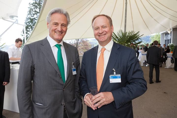 Christophe R. Gautier, Inhaber Reituag AG; Eric Tveter, CEO upc cablecom GmbH