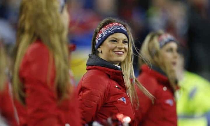 ... und die Patriots Cheerleaders bekamen ebenfalls einige Sekunden im ganz grossen Rampenlicht.
