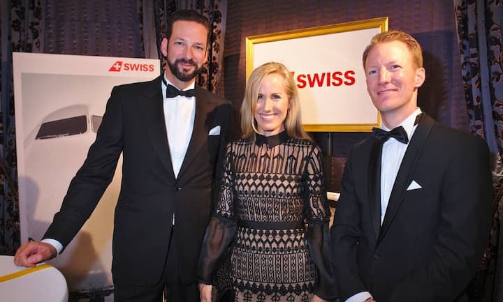 Thomas Meier-Bickel, CEO, Oetiker Gruppe;
Bettina Meier-Bickel;
Beat Burlet, CEO, Bucher Leichtbau AG