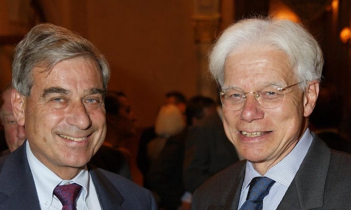 v.l.n.r. Dr. Rudolf Wehrli, Thomas E. Preiswerk