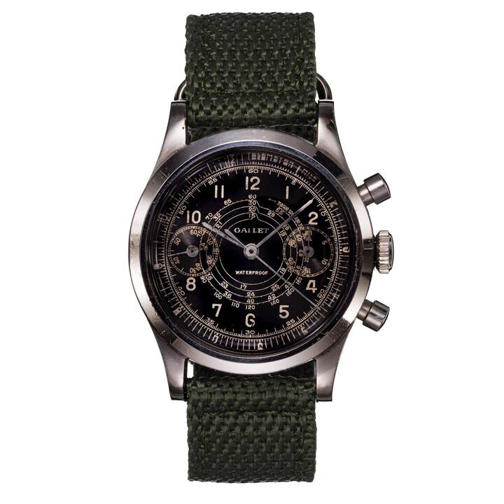 Gallet Multichron Clamshell circa 1938