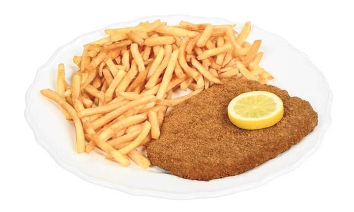 Mittagsmenüs: Ginge es den Kantinenköchen der SV Group nur darum, Umsatz zu bolzen, müssten sie jeden Tag «Schnipo» auftischen. Kein anderes Mittagsmenü ist bei Schweizern so beliebt wie der Klassiker mit Pommes.