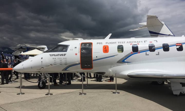 Das Testflugzeug der PC-24 war schon über 300 Stunden in der Luft.